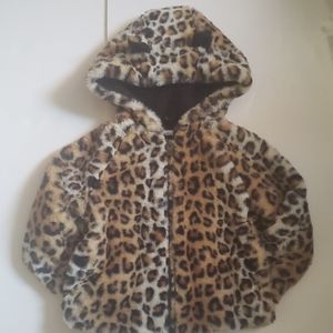 Girls THE GAP Leopard Jacket